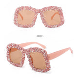 PERSONALIZED CANDY COLOR LARGE FRAME SUNGLASSES_CWASG0855