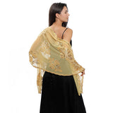NEW ARRIVAL FLOWER SEQUIN EMBROIDERED SHAWL_CWASC1087