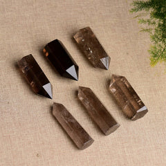 SMOKY QUARTZ CRYSTAL POINT TOWER_CWMM8106