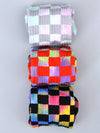 FASHION TIE DYED CHECKERED SOCKS_CWMS0265