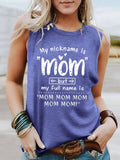Solid Mother'S Day Vest