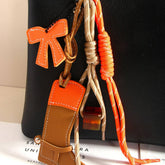 Western Horse Keychain With Beads Bow_Cwmm7824