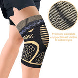 COPPER NYLON KNIT KNEE BRACE FOR RUNNING SPORTS_CWMM7883