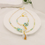 Womens Designer Pearl Pendant Long Necklace