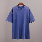 Washed And Aged Short-Sleeved Loose T-Shirt