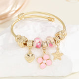 DIY RESIN CHARM BEADED ADJUSTABLE BRACELET_CWMM8499