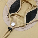 NYLON QUICK DRY WIDE BRIM SUN HAT FOR HIKING_CWAH3893