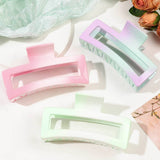 GRADIENT CREAM HAIR CLAW XL PONYTAIL SHARK CLIP_CWAHA1645