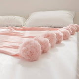 NEW KNITTED BALL AIR CONDITIONING THROW BLANKET_CWMM2364