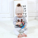 2024 NEW LARGE HEMP FLOWER WARM CHILDRENS HAT_CWAH1750