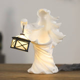 HALLOWEEN GRIM REAPER LANTERN RESIN DECOR_CWAJE5287