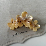 Brown Marble Starfish Claw Clip Trendy Hair Clip_Cwaha08256