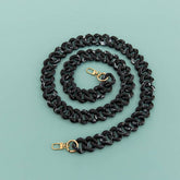 47IN ACRYLIC DIAMOND BAG STRAP COLORFUL CHAIN_CWMM5058