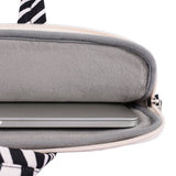 Zebra Print Laptop Bag Tablet Case_Cwab3322