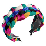 BOHEMIAN WIDE BRIMMED COLORFUL TWIST HEADBAND_CWAHA2193