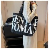 2024 NEW LETTER PRINT SIMPLE SHOULDER BAG_CWAB2671