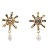 SUN MOON STARS HEART OLD EARRINGS RETRO DESIGN_CWAJE5050