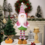 Cwmm10292_Christmas Rainbow Santa Snowman Table Decor