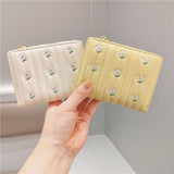 Cute Embroidered 2-Fold Wallet For Women_Cwab06256