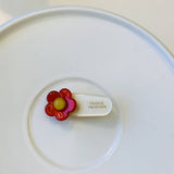 Cwaha4509_Cute Edge Clip With Small Flower Hair Clip