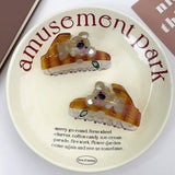 CLEAR KOALA ACETATE HAIR CLAW CLIP WITH TREE_CWAHA5961