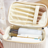 SOLID COLOR SQUARE MAKEUP BAG_CWAB0552