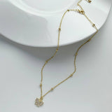 Womens Exquisite Butterfly Clavicle Necklace