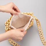 HANDMADE WOODEN BEAD WOVEN SHOULDER BAG_CWAB2009