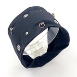 Wide Punk Elastic Headwrap With Metal Look