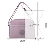 Lightweight Solid Nylon Crossbody Shoulder Bag_Cwasc1735