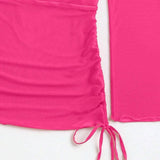 Women Mesh Blouse Swimsuit Three Piece Set_Cwmw0316