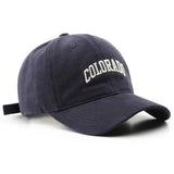 Vintage Letter Embroidered Baseball Cap Outdoor_Cwah0500