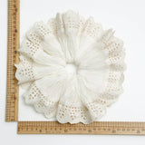 Lace Hollow Hair Scrunchie Elegant Ponytail Tie_Cwaha07561