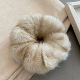 FAUX MINK PLUSH HAIRBAND HAIR ACCESSORIES_CWAHA4041