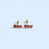 DECEMBER BIRTHSTONE STUD EARRINGS VINTAGE GIFT_CWAJE5111