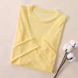 CANDY COLOR BLOUSE LONG SLEEVE MESH TOP_CWTBLL3620