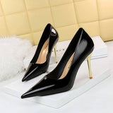SIMPLE SHALLOW POINTED TOE HIGH HEELS_CWSHH0063