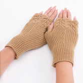 Solid Color Knitted Warm Fingerless Gloves_Cwag0097