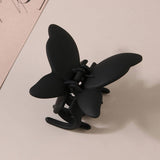 MATTE BUTTERFLY HAIR CLAW CLIP STRONG STYLISH_CWAHA0087