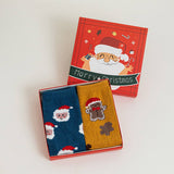 2 PAIRS OF WARM AND THICK CHRISTMAS SOCKS IN A BOX_CWMS0968