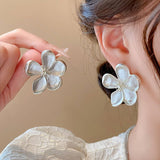 FLOWER TEMPERAMENT FASHION EARRINGS_CWASC1332