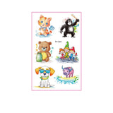 FOREST ANIMAL TATTOO STICKERS WATERPROOF_CWMM8269