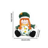 ST PATRICKS DAY PARTY APRON SUIT RUDOLPH DOLL_CWMM3448