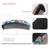 NOTANGLE HORN COMB ACETATE GRADIENT TOOTH HAIRCOMB_CWAHA4194