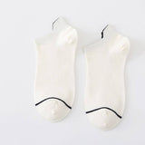 SPRING SOLID COLOR COTTON SOCKS FOR WOMEN_CWMS2043