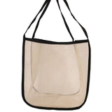 MESH BEACH BAG SHOULDER TOTE HANDBAG_CWAB1700