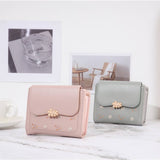 Fresh Sweet Print 3-Fold Zipper Wallet_Cwab06259
