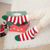 CHRISTMAS EMBROIDERY COZY SOCKS FOR WOMEN_CWMS0200