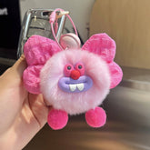 BOWKNOT SMALL COAL BRIQUETTES CAR KEYCHAIN PENDANT_CWMM2552