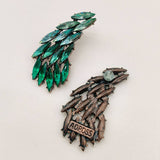 EXQUISITE CZECH DIAMOND WING EARRINGS_CWAJE1119